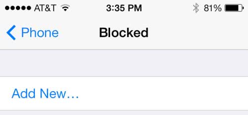 Blocking calls and messages Blocking calls and messages