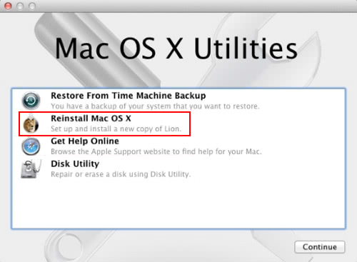 wipe and reinstall mac os disk utility