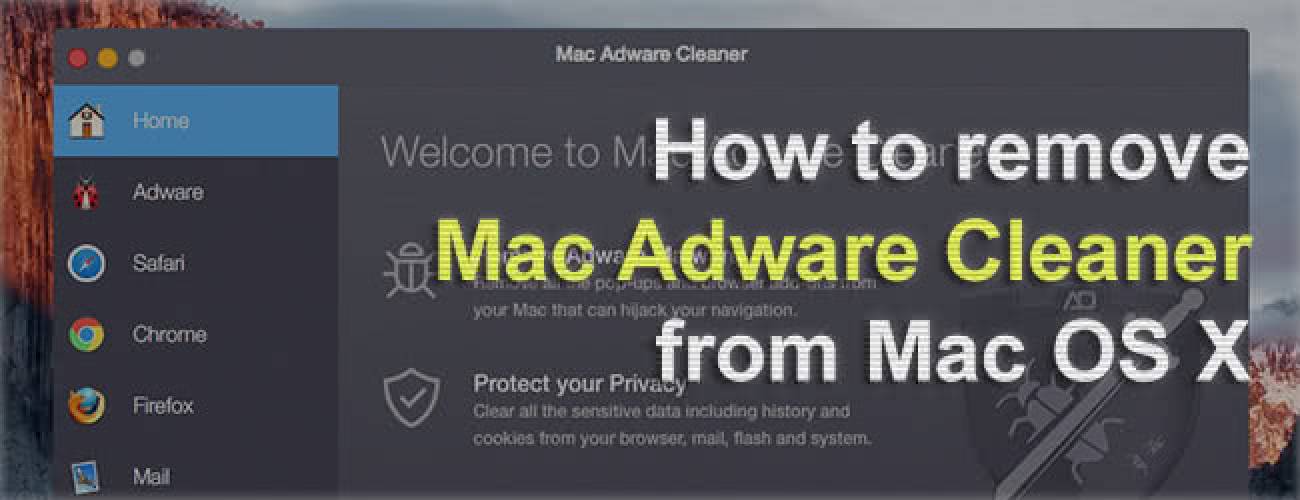 Remove Mac Adware Cleaner Remove Mac Adware Cleaner