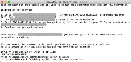 README_FOR_DECRYPT.txt ransom instructions README_FOR_DECRYPT.txt ransom instructions