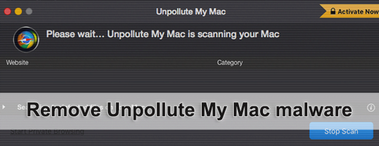 Remove Unpollute My Mac malware Remove Unpollute My Mac malware