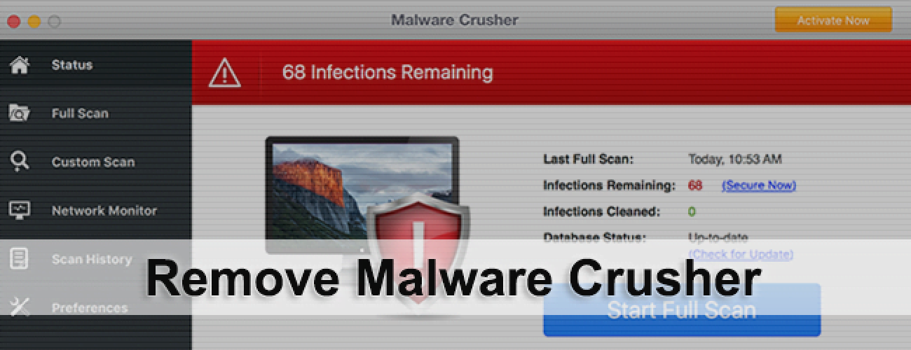 Remove Malware Crusher Remove Malware Crusher