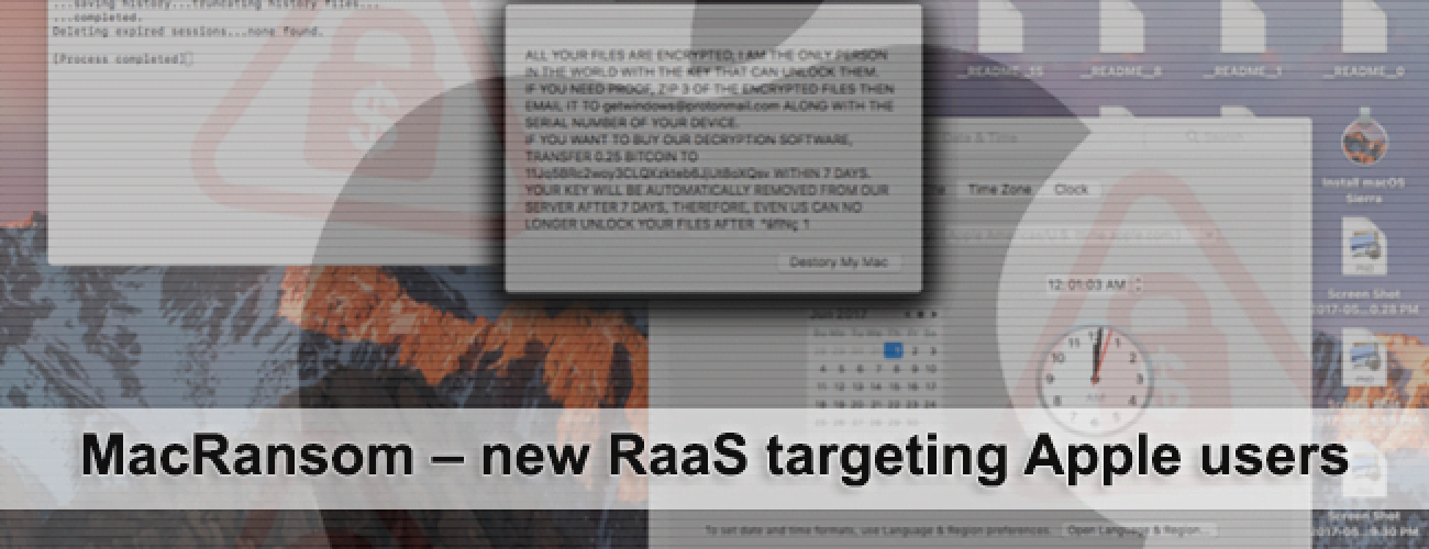 MacRansom – new RaaS targeting Apple users MacRansom – new RaaS targeting Apple users