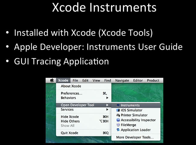 Xcode Instruments Xcode Instruments