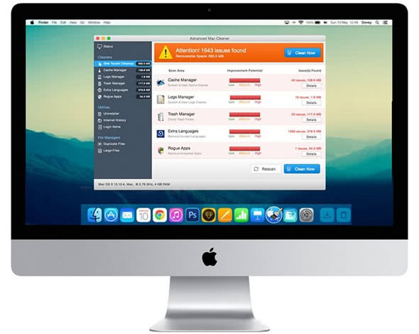 advanced mac cleaner virus entfernen