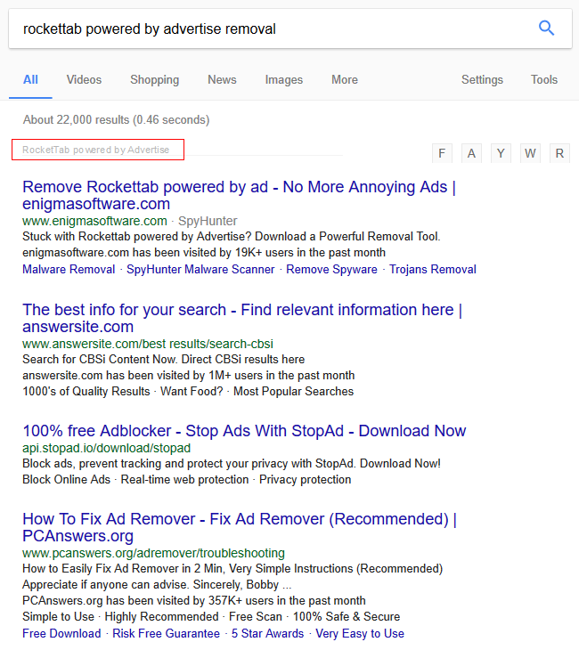 RocketTab powered by Advertise ads on Mac RocketTab powered by Advertise ads on Mac