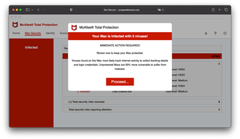 Propprethosnis.com McAfee pop-up scam