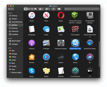 Memindahkan aplikasi berbahaya ke Tempat Sampah Memindahkan aplikasi berbahaya ke Tempat Sampah