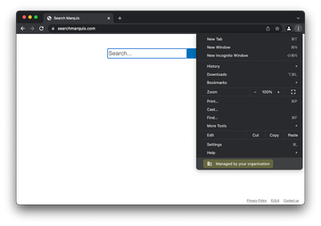 ‘Managed by your organization’ message appears in Chrome due to Search Marquis attack ‘Managed by your organization’ message appears in Chrome due to Search Marquis attack
