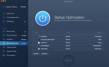 Startup Optimization module helps manage login items