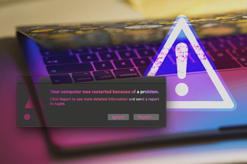 “Your computer was restarted because of a problem” Mac alert: the causes and fixes
