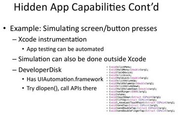 Hidden App Capabilities Cont'd 2