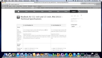 A complete listing of tech specs A complete listing of tech specs