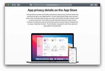 App privacy labels to complement App Store product descriptions