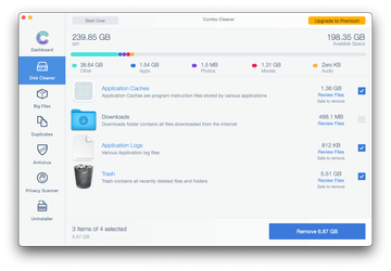 Combo Cleaner – the Disk Cleaner feature Combo Cleaner – the Disk Cleaner feature