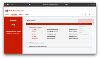 Fake virus detection instances shown on propprethosnis.com