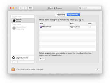 Delete unwanted login item Delete unwanted login item