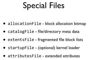 Special Files