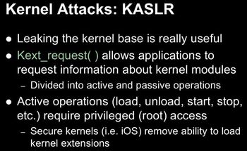 Kernel Attacks: KASLR