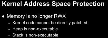 Kernel Address Space Protection 4