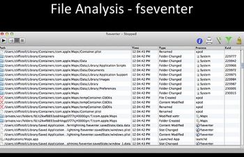 File Analysis fseventer 2