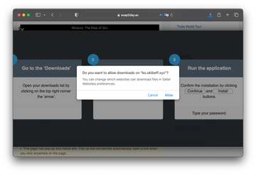 Tricky pop-up on soap2day.ac used for adware distribution Tricky pop-up on soap2day.ac used for adware distribution