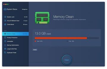 MacBooster 8 Memory Clean