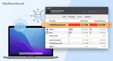 mDNSResponder high data usage in MacOS