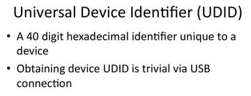 Universal Device Identifier