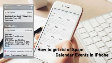 Supprimer des événements spams du Calendrier sur les appareils Apple iOS (iPhone/iPad) et Mac