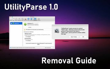 Remove UtilityParze (UtilityParse 1.0) virus from Mac