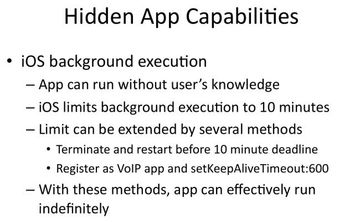 Hidden App Capabilities