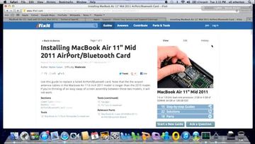 Fixing Mac Hardware with Internet guidance - replacing Bluetooth