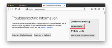 Refresh Firefox on Mac Refresh Firefox on Mac