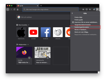 Select Troubleshooting Information Select Troubleshooting Information