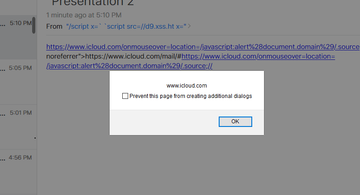 iCloud account takeover via XSS bug combined with a rogue email iCloud account takeover via XSS bug combined with a rogue email
