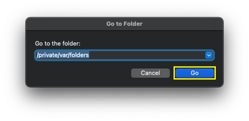 manually removing contents of specific subfolders under /private/var/folders