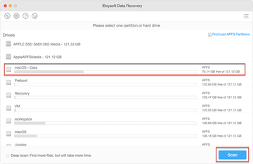 Choose the desired files to recover Choose the desired files to recover