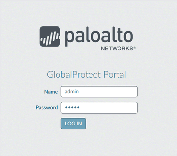 Sign into GlobalProtect portal Sign into GlobalProtect portal