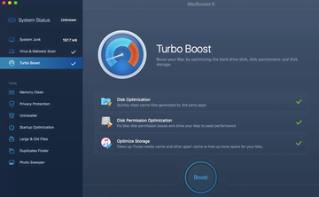 Turbo Boost, a new feature in MacBooster 6 toolkit