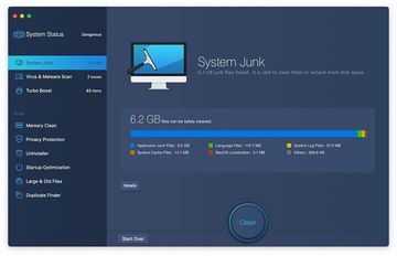 MacBooster 8 System Junk feature