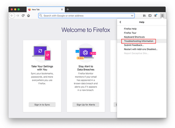 Select Troubleshooting Information