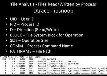 File Analysis - iosnoop