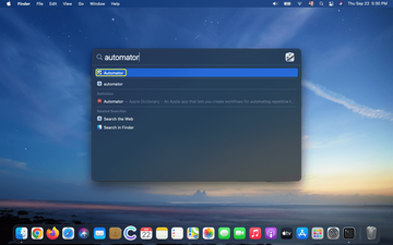 Open the Automator tool on your Mac