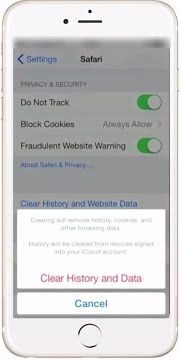 Reset Safari on iPhone Reset Safari on iPhone