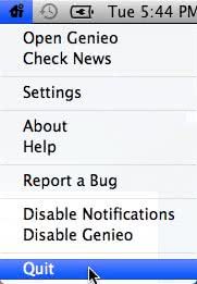Quit the Genieo Quit the Genieo