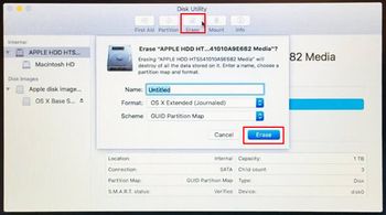 Erase disk