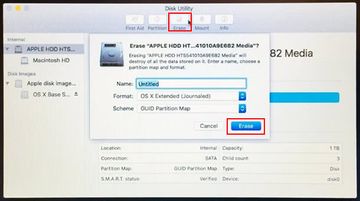 Erase disk Erase disk