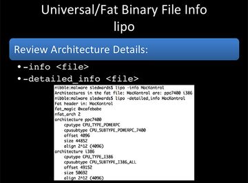 Binary File Info lipo