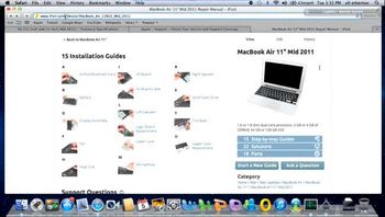Fixing Mac Hardware with Internet guidance